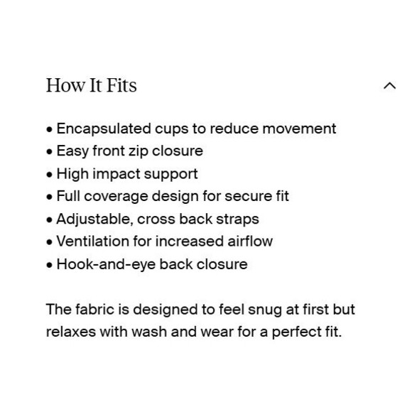 Knix Sports Bra Size 7 (36DD, 38DD, 36E) Catalyst Front Zip High Impact Wireless - Picture 11 of 11